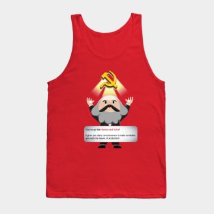 Karl Marx New Item Hammer and Sickle Tank Top